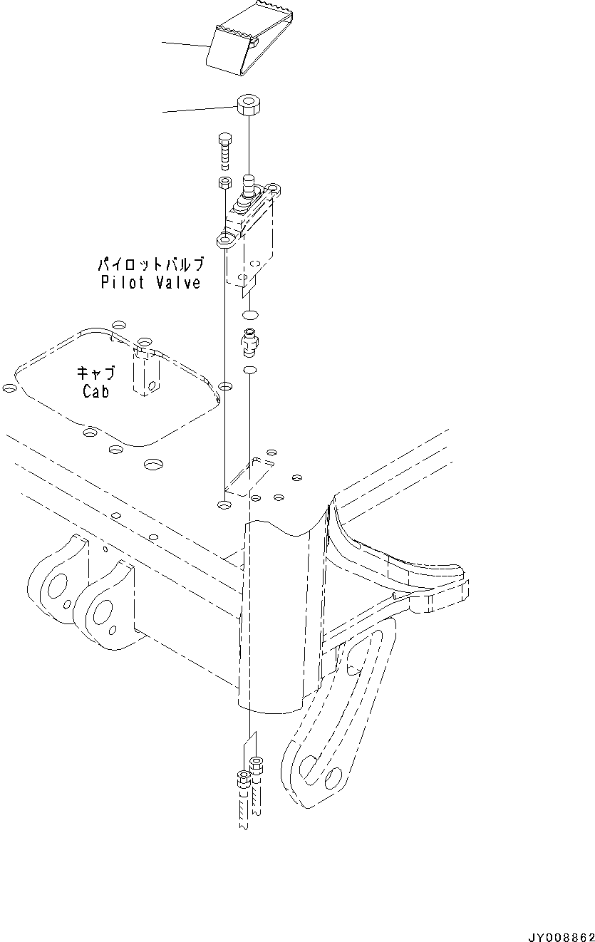 Komatsu parts book diagram for PC55MR-3 S/N 15001-UP: ? ?МЮ,  ?АЇБТЭД НЯАЮЩ(#15001-16000)