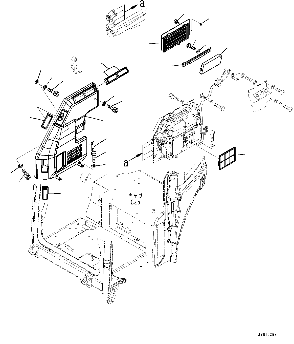 Komatsu parts book diagram for PC55MR-3 S/N 15001-UP: ? ?МЮ, ґ ?єЭ ХЖЇД (2/2)(#16501-)