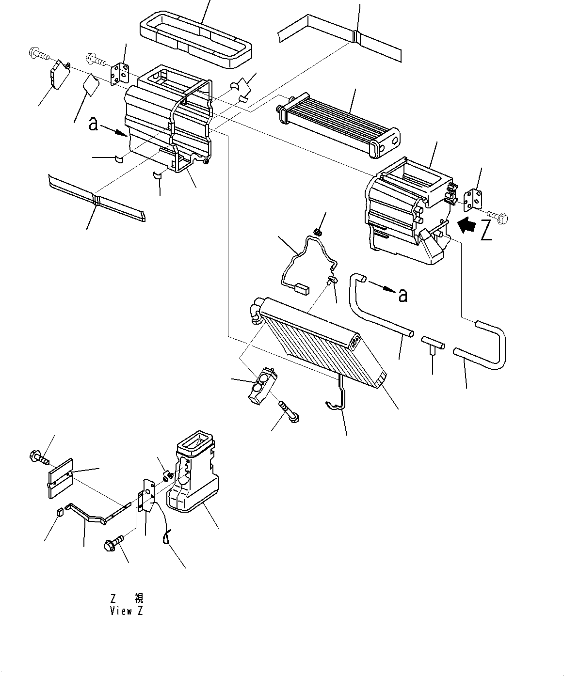 Komatsu parts book diagram for PC55MR-3 S/N 15001-UP: ? ?МЮ, ґ ?єЭЌ\ђ ?•”•I (1/3)(#16501-)