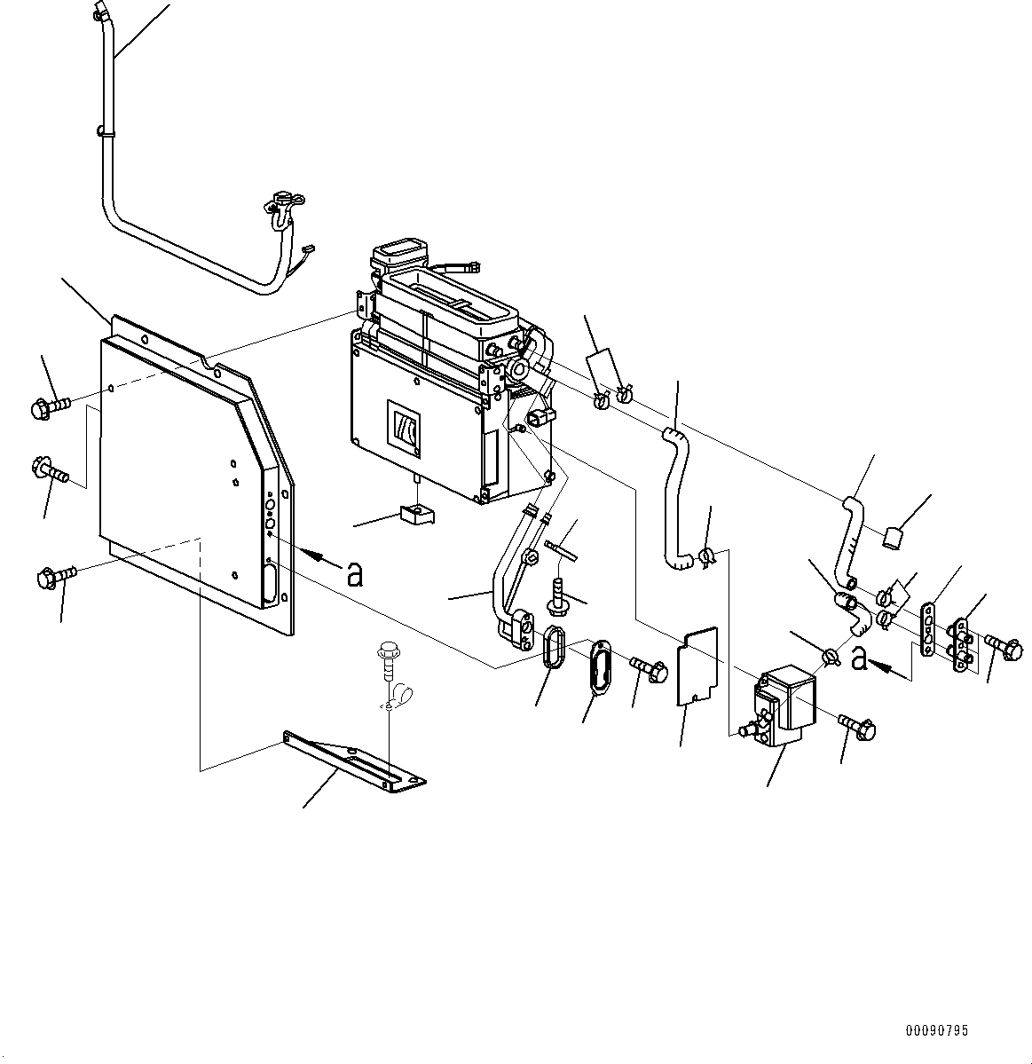 Komatsu parts book diagram for PC55MR-3 S/N 15001-UP: ? ?МЮ, ґ ?єЭЌ\ђ ?•”•I (3/3)(#15001-16000)
