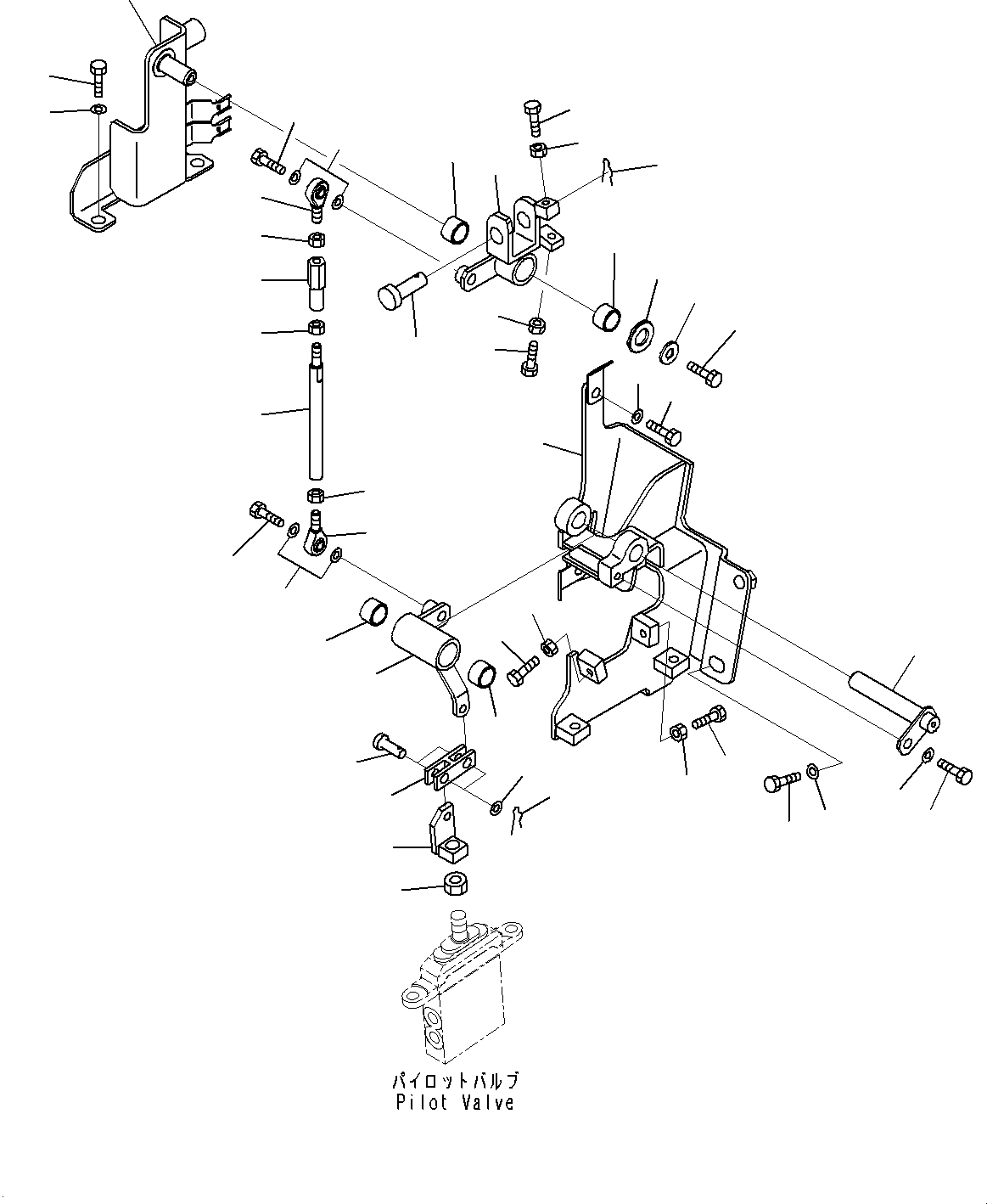 Komatsu parts book diagram for PC55MR-3 S/N 15001-UP: ? ?МЮ, МЮЪ ?ДЮ ‘ЂЌм ЪКЮ ? (1/2) (КЯЬ ?  ?ЭёЮЩ КЯЬ ? БЩД МЮЪ ?ДЮ •T)(#16029-16500)