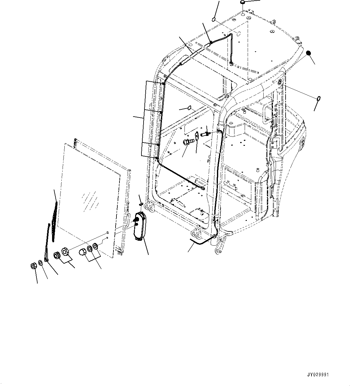 Komatsu parts book diagram for PC55MR-3 S/N 15001-UP: ? ?МЮ, ЬІКЯ(#16501-)
