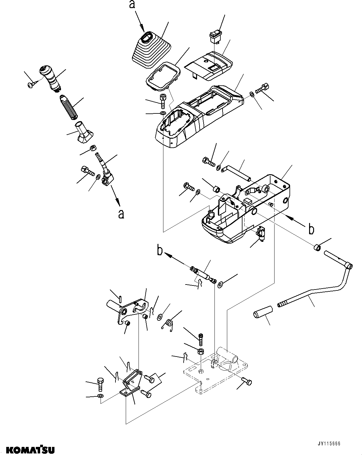 Komatsu parts book diagram for PC55MR-3 S/N 15001-UP: ? ?МЮ, МЫ ?, єЭї ?Щ, Ќ ? (КЯЬ ?  ?ЭёЮЩ КЯЬ ? БЩД МЮЪ ?ДЮ •T)(#16501-19691)