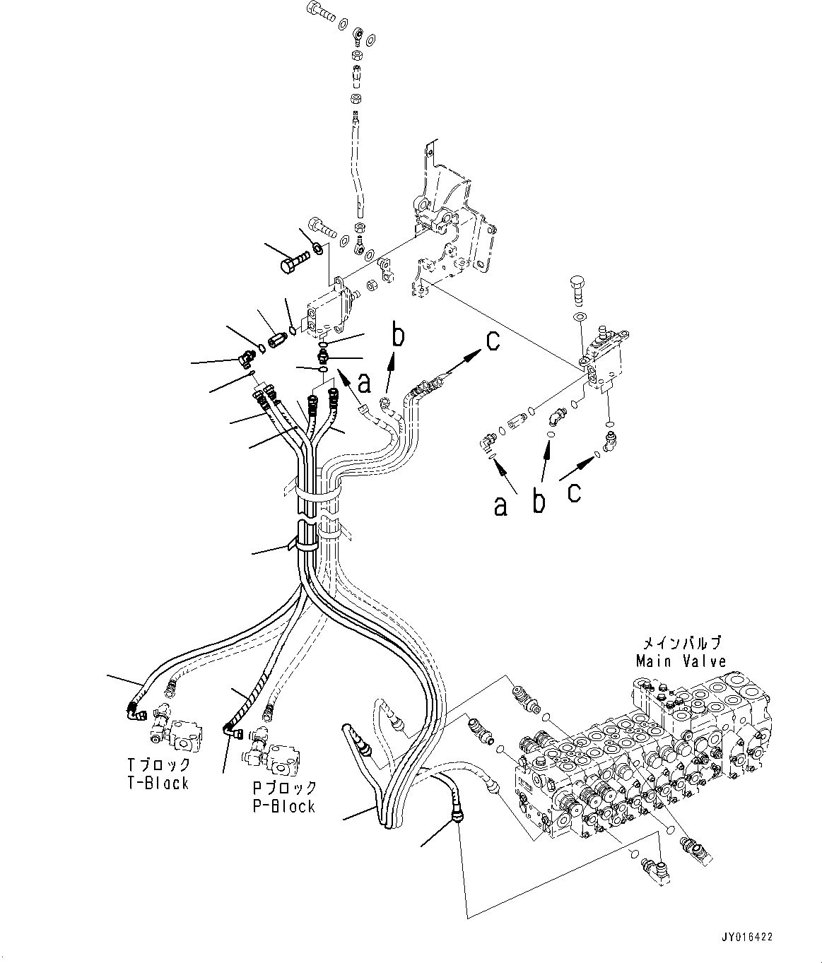 Komatsu parts book diagram for PC55MR-3 S/N 15001-UP: ? ?МЮ,  ?ёБ ?ґ ?А ‘ЂЌм”ZЉЗ(#16501-)