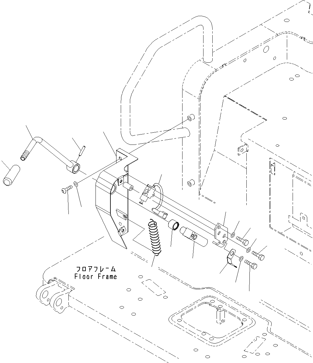 Komatsu parts book diagram for PC55MR-3 S/N 15001-UP: МЫ ? МЪ ?С, Ќм‹Ж‹@ ЫЇё ЪКЮ ? (ПЅА  ? ? –і)(#16001-16500)