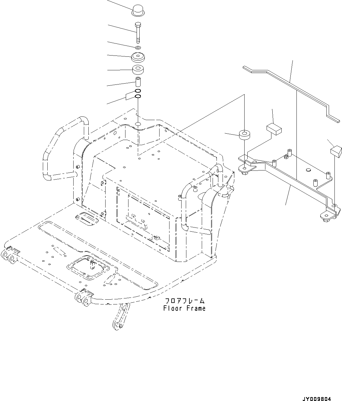 Komatsu parts book diagram for PC55MR-3 S/N 15001-UP: МЫ ? МЪ ?С,  ? ?ЙЛЯ Ћж•T‚Ї(#15001-16000)