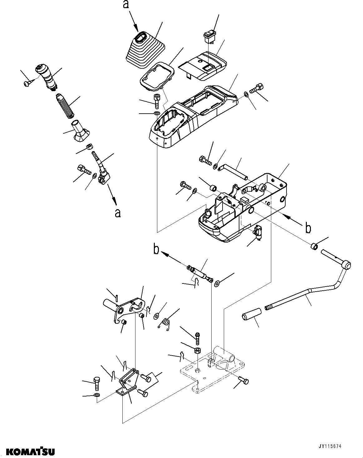 Komatsu parts book diagram for PC55MR-3 S/N 15001-UP: МЫ ? МЪ ?С, МЫ ?, єЭї ?Щ, Ќ ?(#19692-)