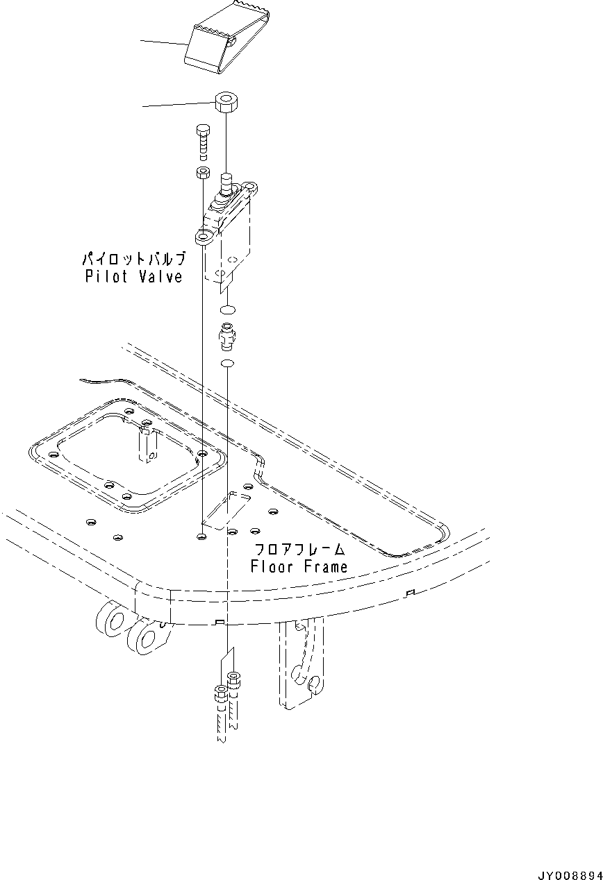 Komatsu parts book diagram for PC55MR-3 S/N 15001-UP: МЫ ? МЪ ?С,  ?АЇБТЭД НЯАЮЩ(#16501-)
