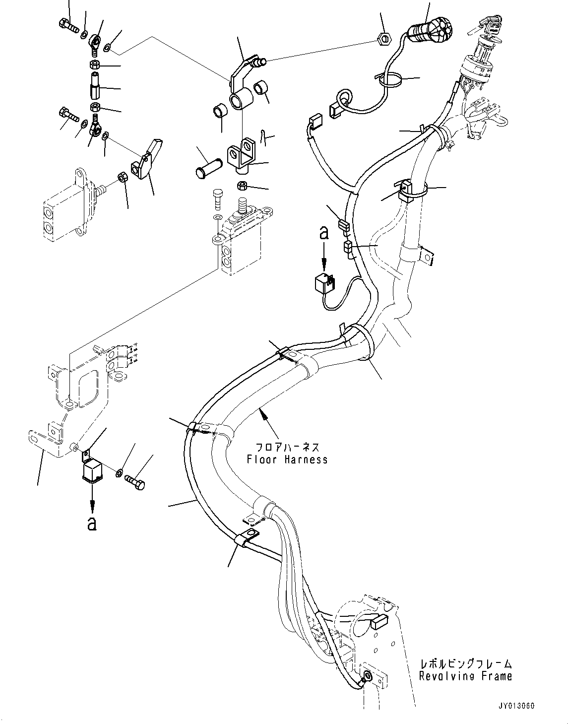 Komatsu parts book diagram for PC55MR-3 S/N 15001-UP: МЫ ? МЪ ?С, МЮЪ ?ДЮ ‘ЂЌм ЪКЮ ? (КЯЬ ?  ?ЭёЮЩ КЯЬ ? БЩД МЮЪ ?ДЮ •T)(#15001-16000)