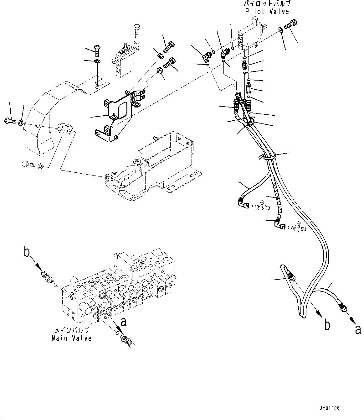 Komatsu parts book diagram for PC55MR-3 S/N 15001-UP: МЫ ? МЪ ?С,  ?ёБ ?ґ ?А ‘ЂЌм”ZЉЗ (2/2)(#16501-)