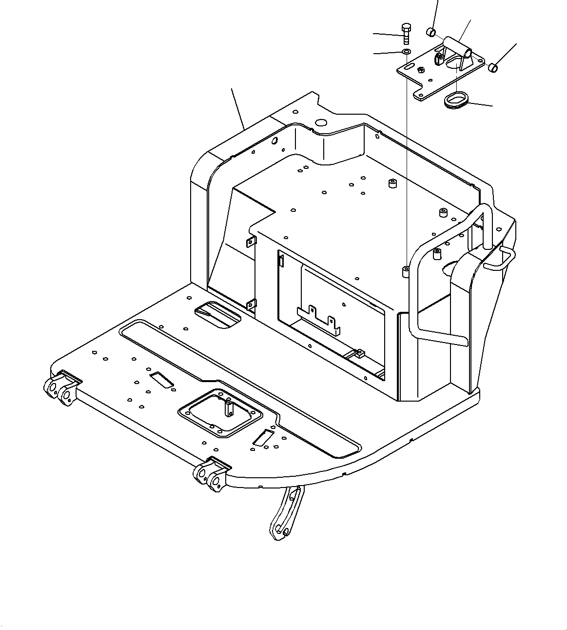 Komatsu parts book diagram for PC55MR-3 S/N 15001-UP: МЫ ? МЪ ?С, МЫ ?, НЮ ?Ѕ ( ? ?ЙЛЯ Л ?А •T)(#16001-16500)