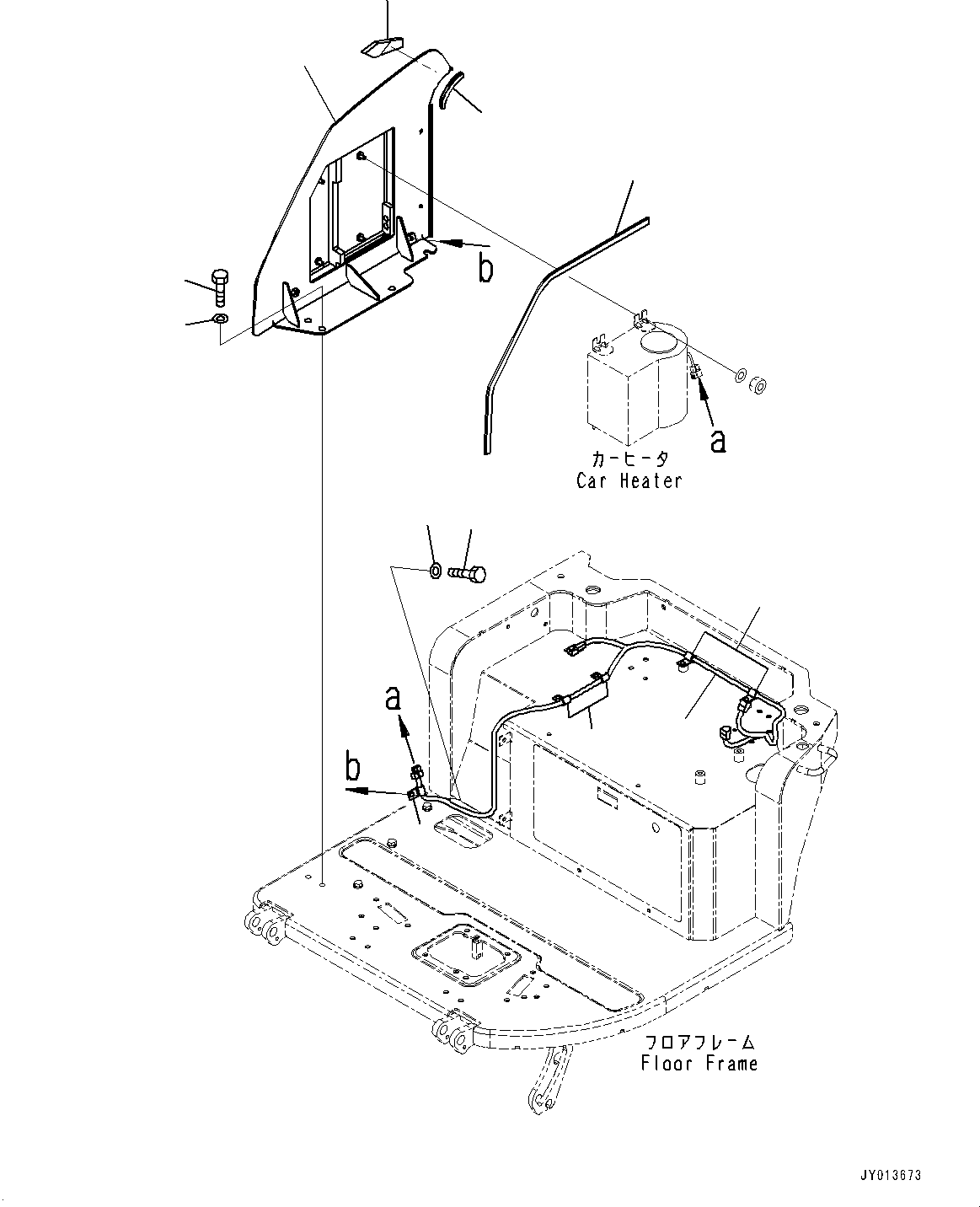 Komatsu parts book diagram for PC55MR-3 S/N 15001-UP: МЫ ? МЪ ?С, Л ?А (2/2)(#15001-16000)