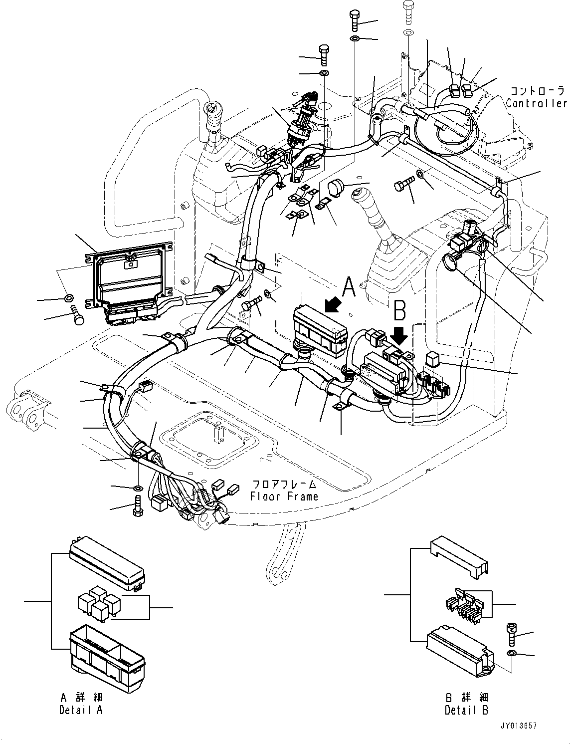 Komatsu parts book diagram for PC55MR-3 S/N 15001-UP: МЫ ? МЪ ?С, Ќм‹Ж‹@ҐЅГ ?ШЭёЮ єЭДЫ ?Щ ЬІФШЭёЮК ?ИЅ ( ? ?Д ГЮѕЧЪ ?А •T)(#15001-16000)