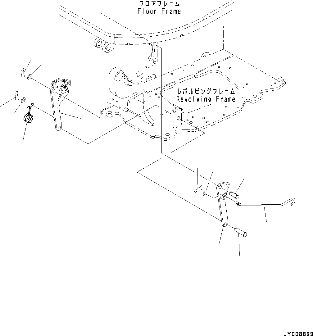 Komatsu parts book diagram for PC55MR-3 S/N 15001-UP: МЫ ? Ћж•T‚Ї, МЮЧ№ЇД ( ? ?ЙЛЯ—P)(#15001-15426)