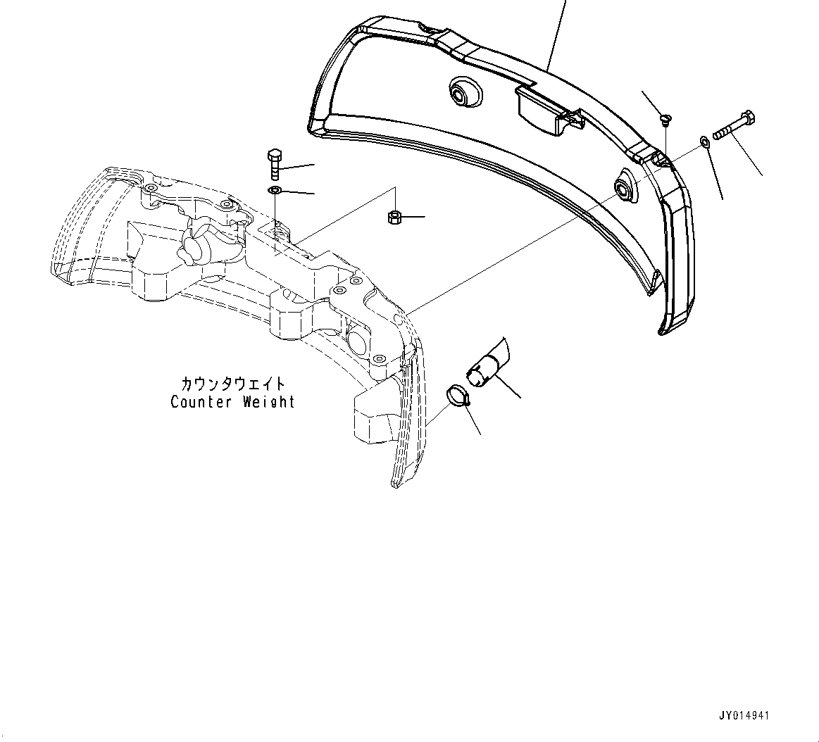 Komatsu parts book diagram for PC55MR-3 S/N 15001-UP: ?іЭАіґІД,  ?іЭАіґІД  ?КЮ ? (‘ќ—К ?іЭАіґІД •T)(#16001-16500)