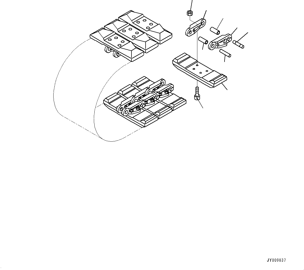 Komatsu parts book diagram for PC55MR-3 S/N 15001-UP: ДЧЇё ј ? ?  ?ѕЭМЮШ, ДЧЇё ј ? ? (Ы ?ДЮ ЧІЕ ј ? ?, 400MM•ќ)(#15001-)