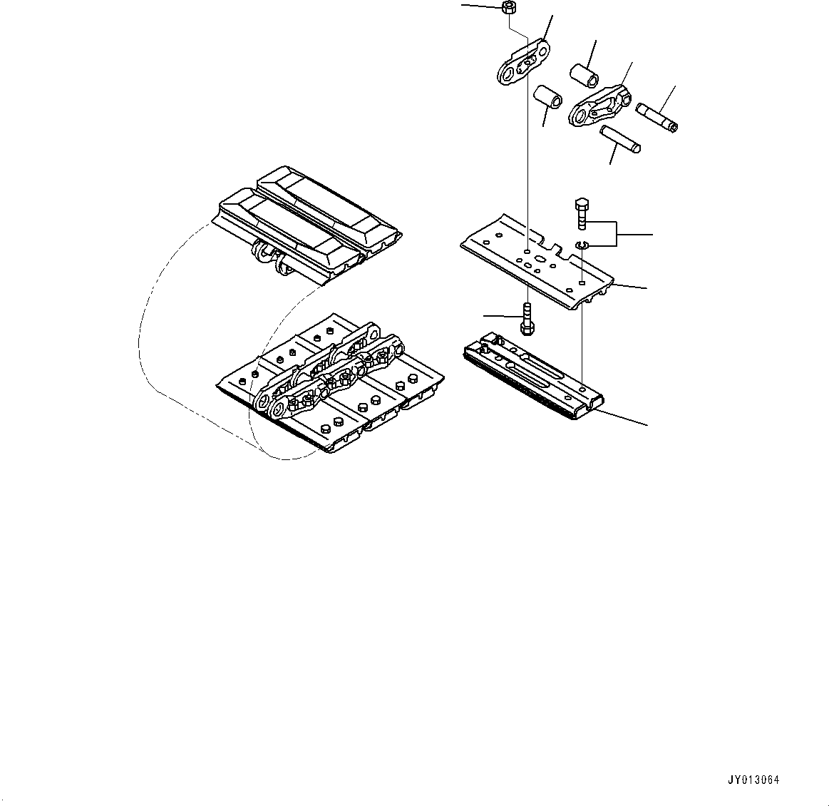 Komatsu parts book diagram for PC55MR-3 S/N 15001-UP: ДЧЇё ј ? ?  ?ѕЭМЮШ, ДЧЇё ј ? ? (І ?ёЮЩ КЯЇДЮ ј ? ?, 400MM •ќ)(#15001-)