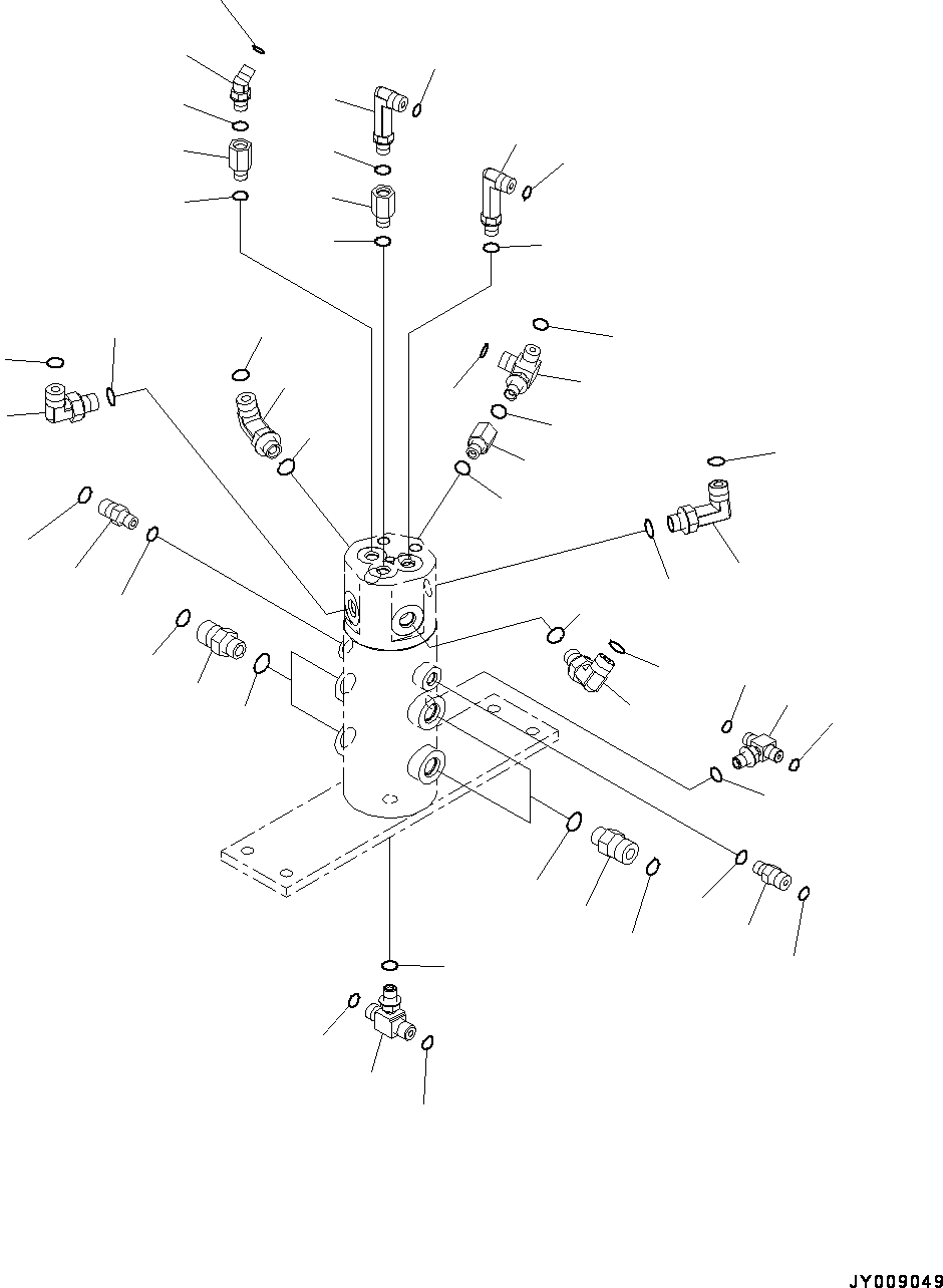 Komatsu parts book diagram for PC55MR-3 S/N 15001-UP: ДЧЇё МЪ ?С, єИёГЁЭёЮ •”•I, ЅІНЮЩ јЮ ?ІЭД(#16001-16500)