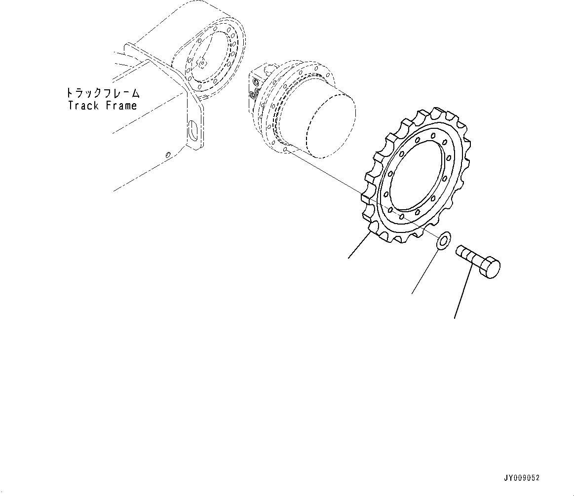 Komatsu parts book diagram for PC55MR-3 S/N 15001-UP: ДЧЇё МЪ ?С, ЅМЯЫ№ЇД(#16001-16500)