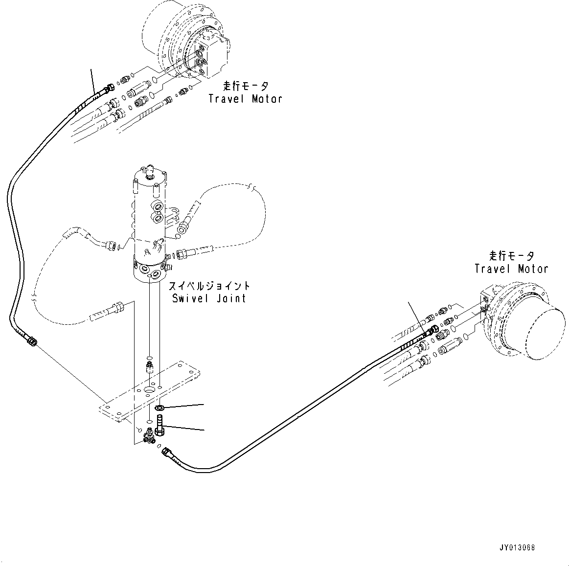 Komatsu parts book diagram for PC55MR-3 S/N 15001-UP: ДЧЇё МЪ ?С, ДЮЪЭ ”ZЉЗ, ЅІНЮЩ јЮ ?ІЭД (КЯЬ ?  ?ЭёЮЩ КЯЬ ? БЩД МЮЪ ?ДЮ •T)(#15401-)