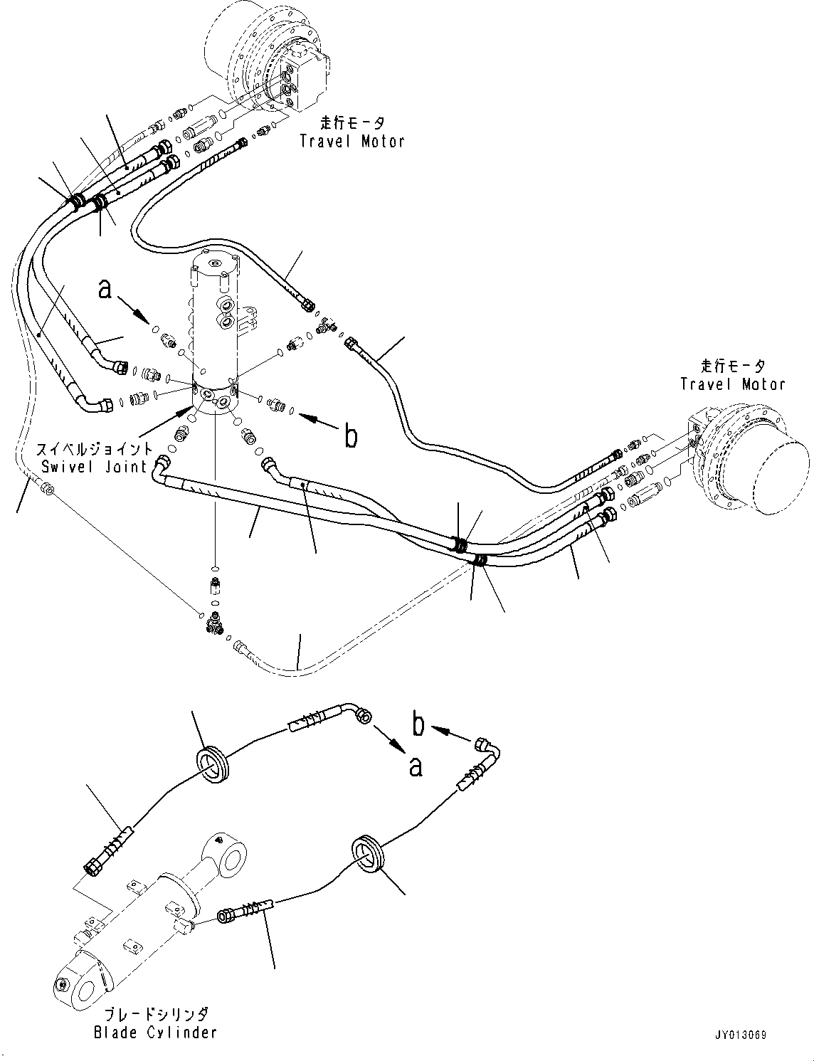 Komatsu parts book diagram for PC55MR-3 S/N 15001-UP: ДЧЇё МЪ ?С, ‘–ЌS У ?А ”ZЉЗ, ‰є•” (КЯЬ ?  ?ЭёЮЩ КЯЬ ? БЩД МЮЪ ?ДЮ)(#15401-)