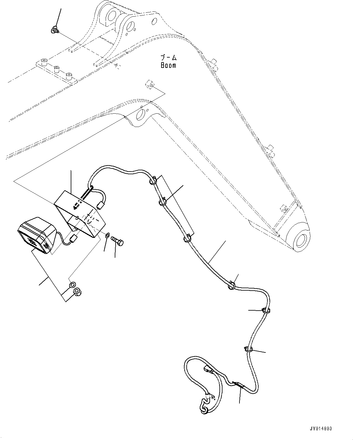Komatsu parts book diagram for PC55MR-3 S/N 15001-UP: МЮ ?С ХЖЇД, Ќм‹Ж“” (1/2)(#16001-18500)