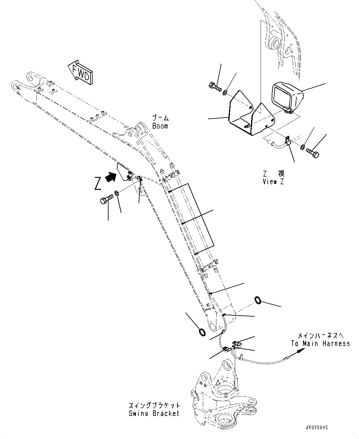 Komatsu parts book diagram for PC55MR-3 S/N 15001-UP: МЮ ?С ХЖЇД, Ќм‹Ж“” ( ? ?С јШЭАЮ  ?КЮ ? •T)(#18757-)