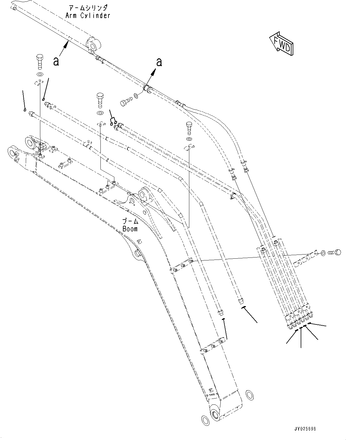 Komatsu parts book diagram for PC55MR-3 S/N 15001-UP: МЮ ?С ХЖЇД, OШЭёЮ (1  ?АЇБТЭД •T)(#16001-)
