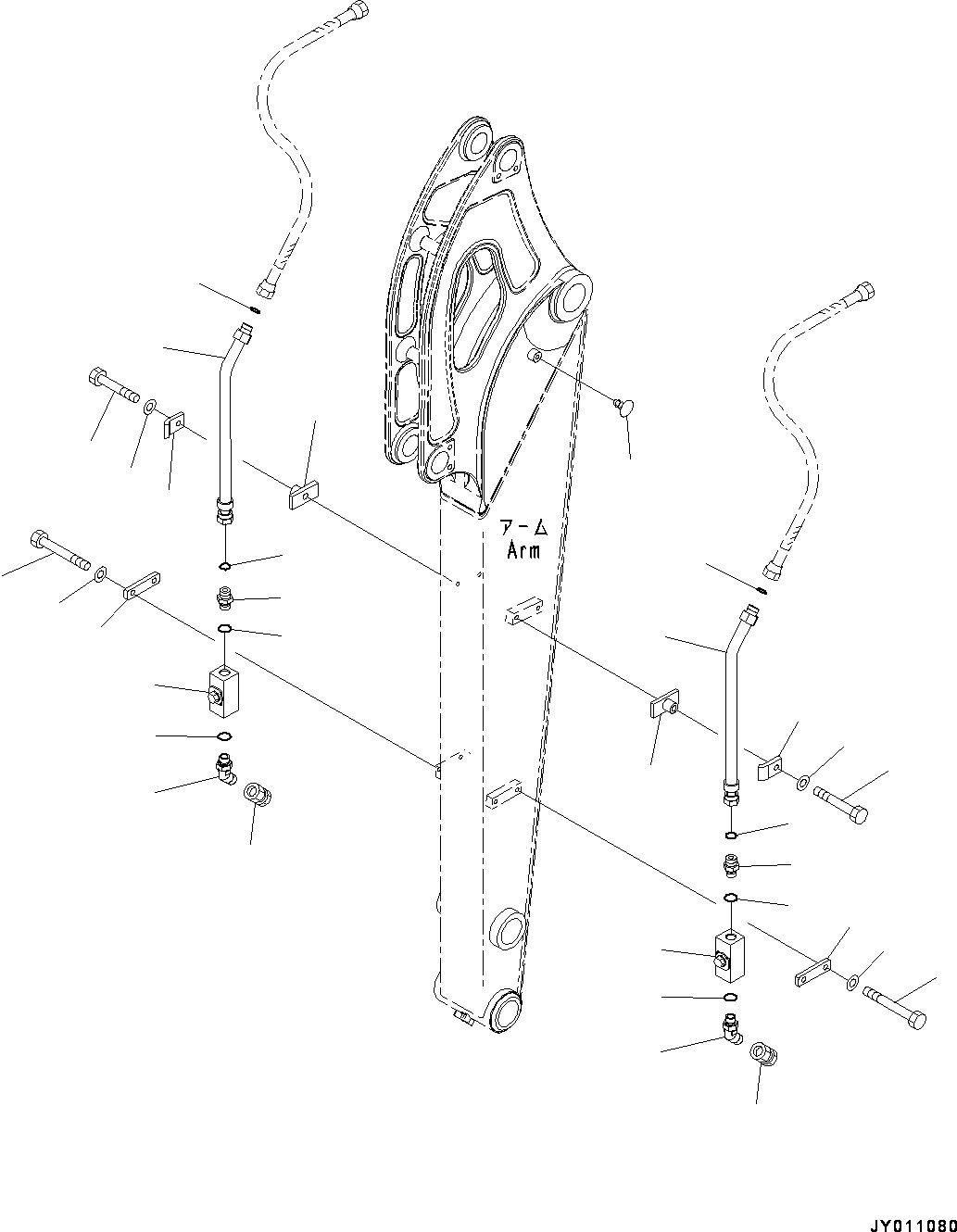 Komatsu parts book diagram for PC55MR-3 S/N 15001-UP: ? ?С ХЖЇД,  ?АЇБТЭД ”ZЉЗ (1/2)(#16001-16509)