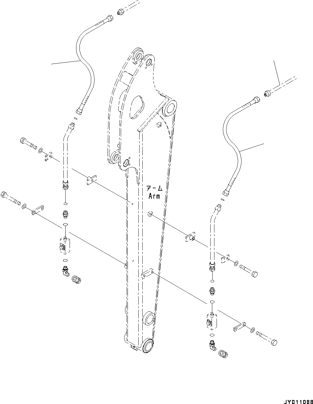 Komatsu parts book diagram for PC55MR-3 S/N 15001-UP: ? ?С ХЖЇД,  ?АЇБТЭД ”ZЉЗ (2/2)(#15001-16000)