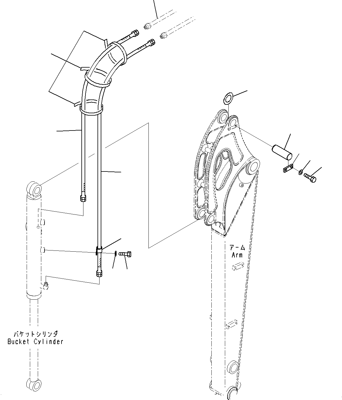 Komatsu parts book diagram for PC55MR-3 S/N 15001-UP: ? ?С ХЖЇД, КЮ№ЇД јШЭАЮ ”ZЉЗ(#18463-)