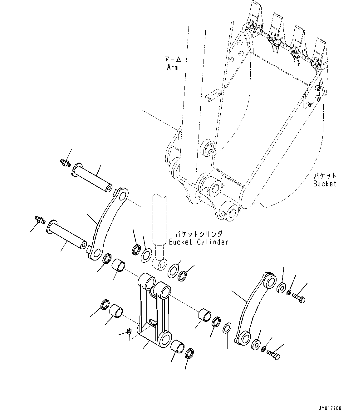 Komatsu parts book diagram for PC55MR-3 S/N 15001-UP: ? ?С ХЖЇД, КЮ№ЇД ШЭё(#18463-)