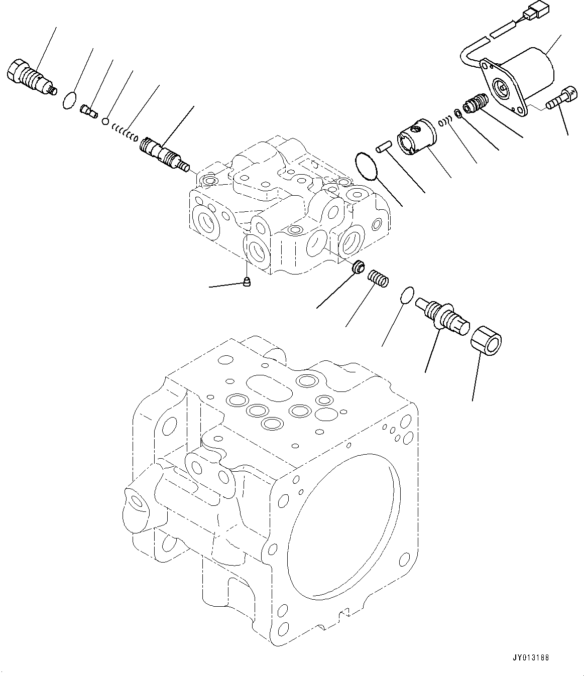 Excavators Komatsu / PC55MR-3 S/N 15001-UP (North America Spec.)(0000185c) / Engine Unit, Inner Parts, Piston Pump (4/6) (#15427-16000)(B015009 : B9999-006009)