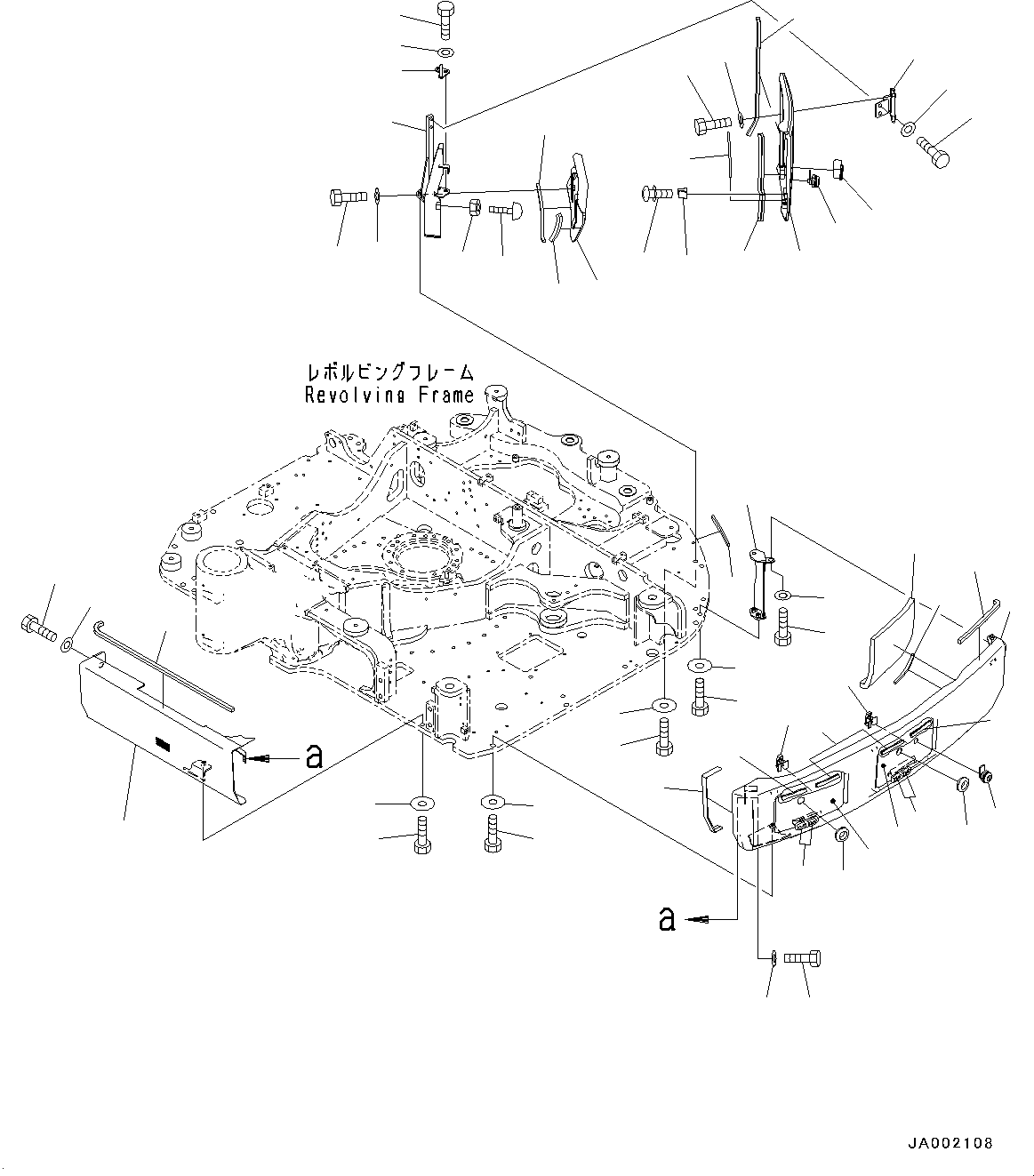 Excavators Komatsu / PC78US-8 S/N 15001-UP (EU Spec.)(0000191c) / Side Cover,  (#15001-15388)(M010001 : M1130-004001)
