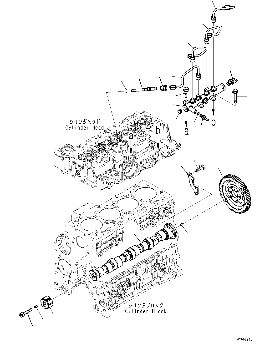 Engines Komatsu / SAA4D107E-1D S/N 26527701-UP (For PC160LC-8)(0000205c) / Parts Performance (#26527701-)(G001001 : APP10-001001)