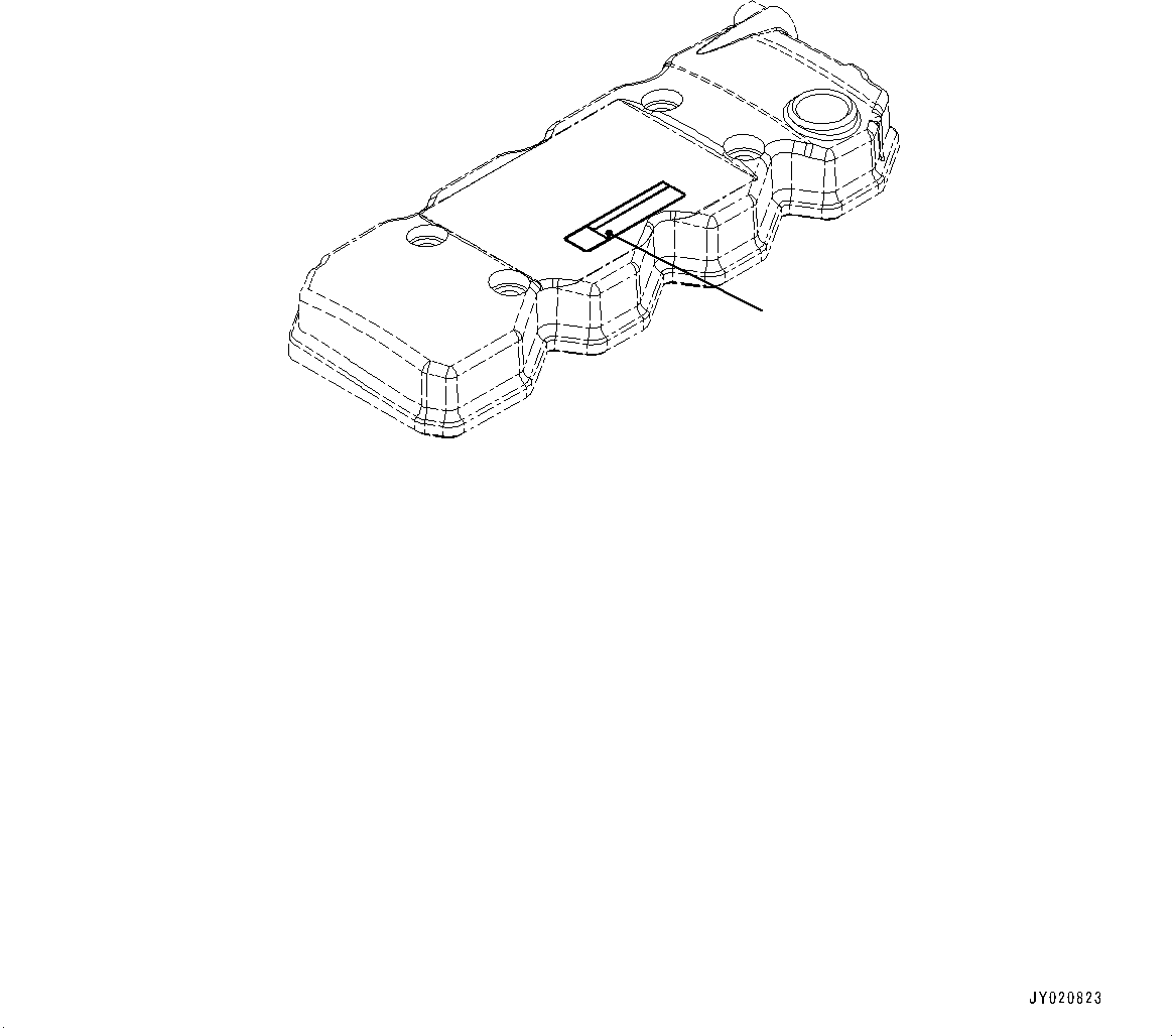 Engines Komatsu / SAA4D107E-1D S/N 26527701-UP (For PC160LC-8)(0000205c) / Caution Plates (#26599197-)(I003001 : A9810-004001)