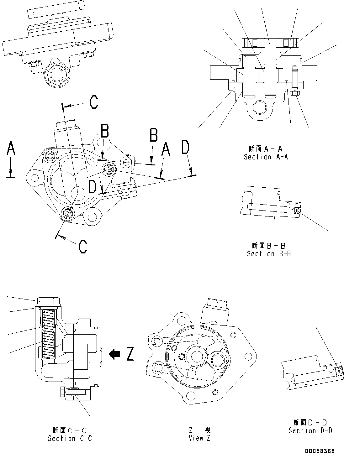 Engines Komatsu / SAA6D125E-5J S/N 566329-UP (For HM250-2)(0000209c) / Exhaust Gas Re-circulation (EGR) Valve, Inner Parts, EGR Oil Pump (#566329-)(A007002 : A1550-001002)