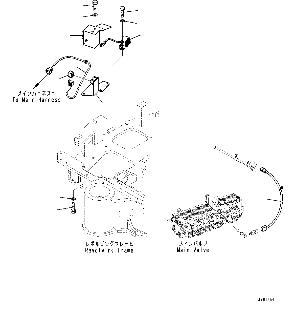 Excavators Komatsu / PC55MR-3 S/N 15001-UP (EU Spec.)(0000222c) / Travel Alarm (#16501-)(E027001 : E0420-014001)