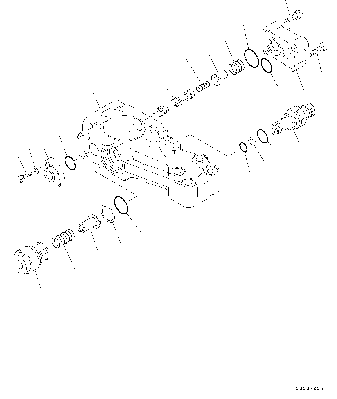 Excavators Komatsu / PC190LC-8 S/N K50001-UP(0000235U) / Boom Cylinder, for Machine with 2-Piece Boom, Burst Valve, for Boom Cylinder, LHS(T018002 : T1120-002002)