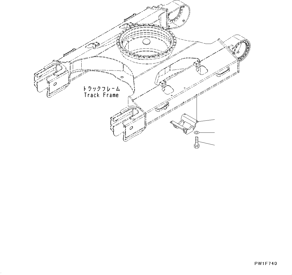 Excavators Komatsu / PC190LC-8 S/N K50001-UP(0000235U) / Track Guard(R011001 : R1200-001001)