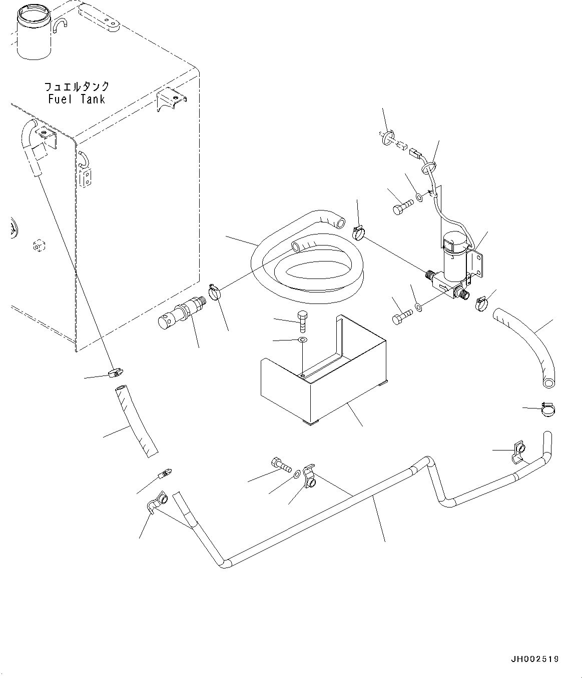 Excavators Komatsu / PC190LC-8 S/N K50001-UP(0000235U) / Fuel Self Charge Pump, (1/2)(W002001 : W1113-001001)