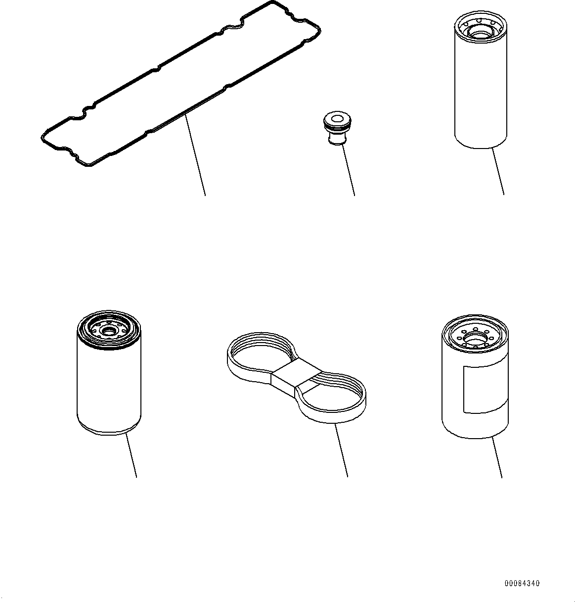 Engines Komatsu / SAA6D114E-3E S/N 26858351-UP (For D65EX-16/D65PX-16/D65WX-16/D85ESS-3)(0000241c) / Spare Parts (#26858906-)(Y004001 : B9999-504001)