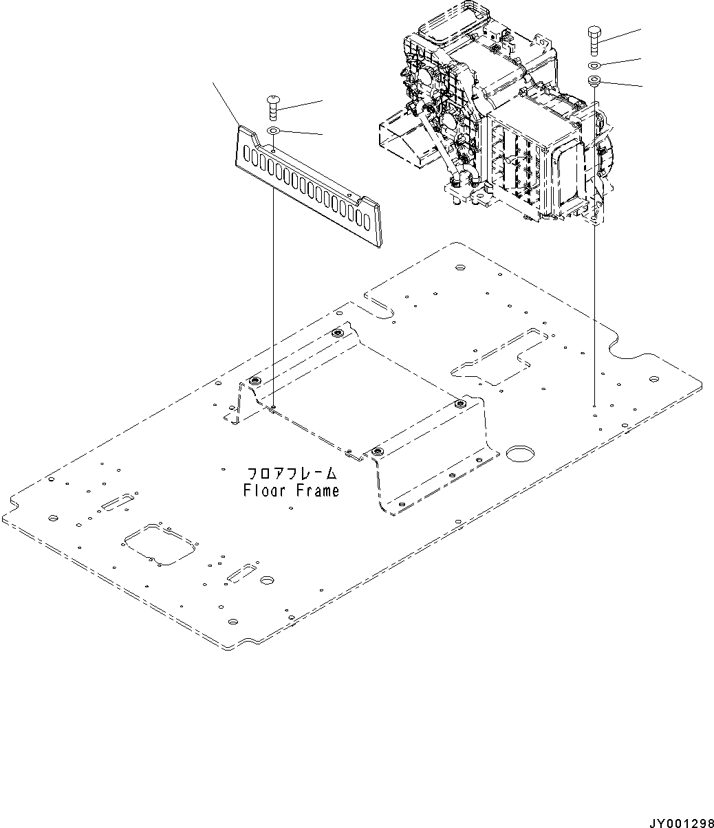 Excavators Komatsu / PC300-8 S/N C50001-UP(0000242B) / Cab, With AM-FM Radio For Asia Floor, Air Conditioner Unit (#C50001-)(K007046 : K1110-004046)