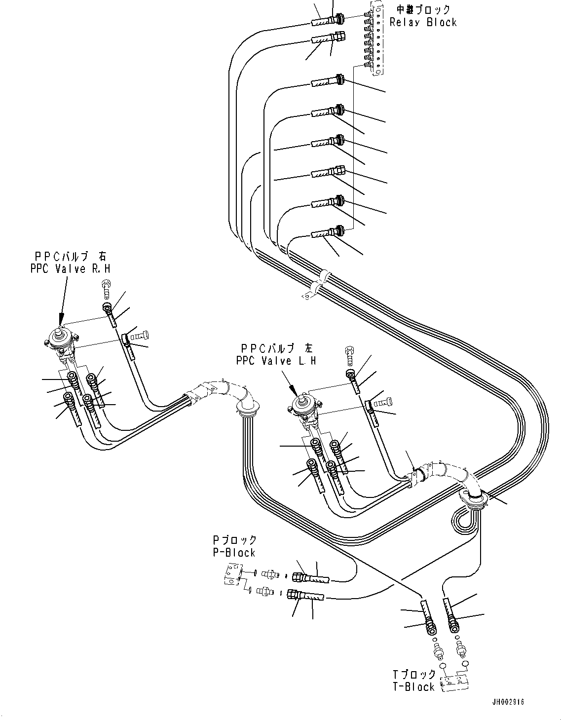 Excavators Komatsu / PC300-8 S/N C50001-UP(0000242B) / Cab, With AM-FM Radio For Asia Floor, P.P.C. Piping For Pilot Valve (#C50001-)(K007050 : K1110-004050)