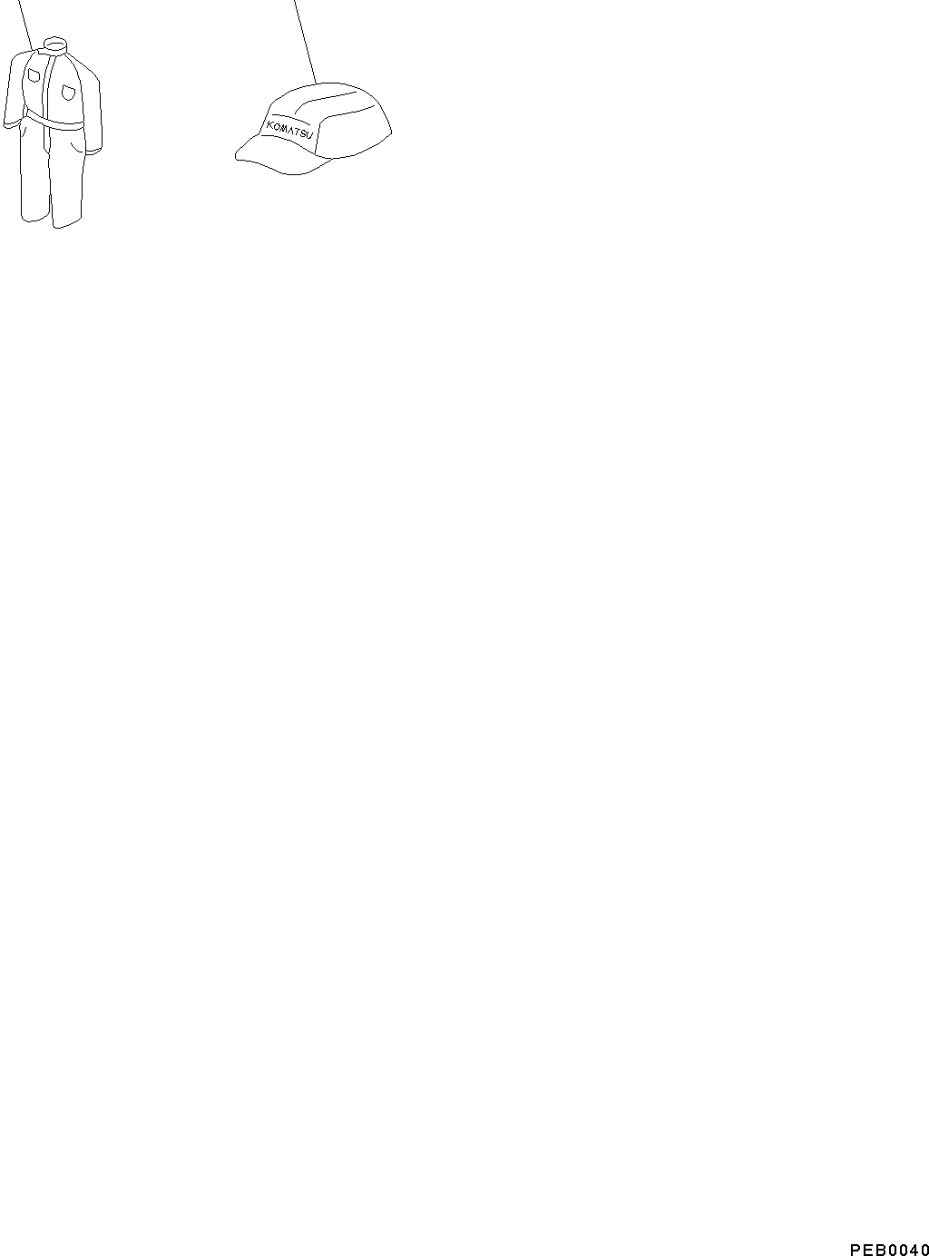 Excavators Komatsu / PC300-8 S/N C50001-UP(0000242B) / Cap And Overall (#C50001-)(V002001 : V0200-001001)