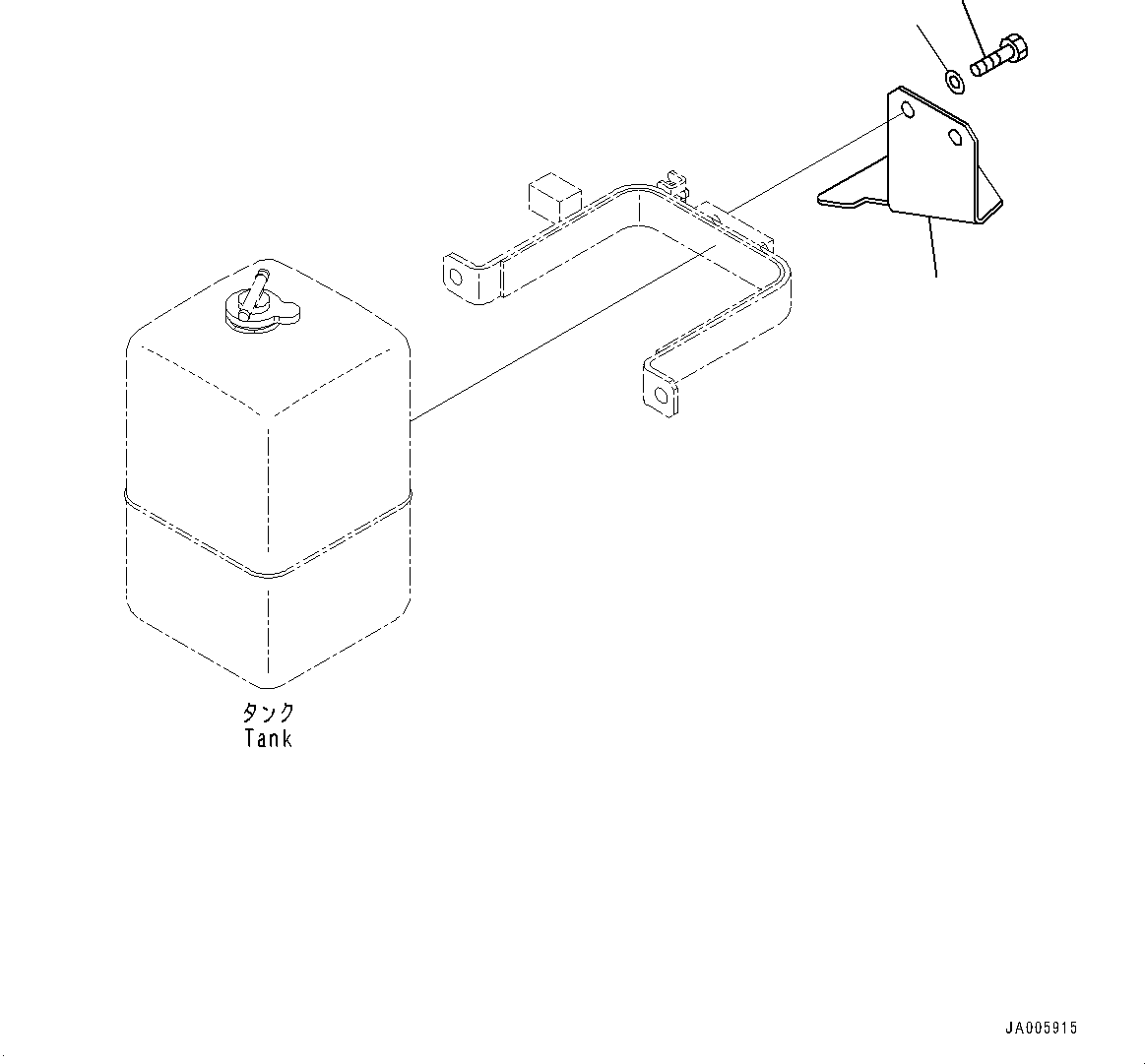Komatsu parts book diagram for D65PX-16 S/N 80001-UP: ?Ю ?ДЮ, (ЋY”PЋD—L)(#80001-)
