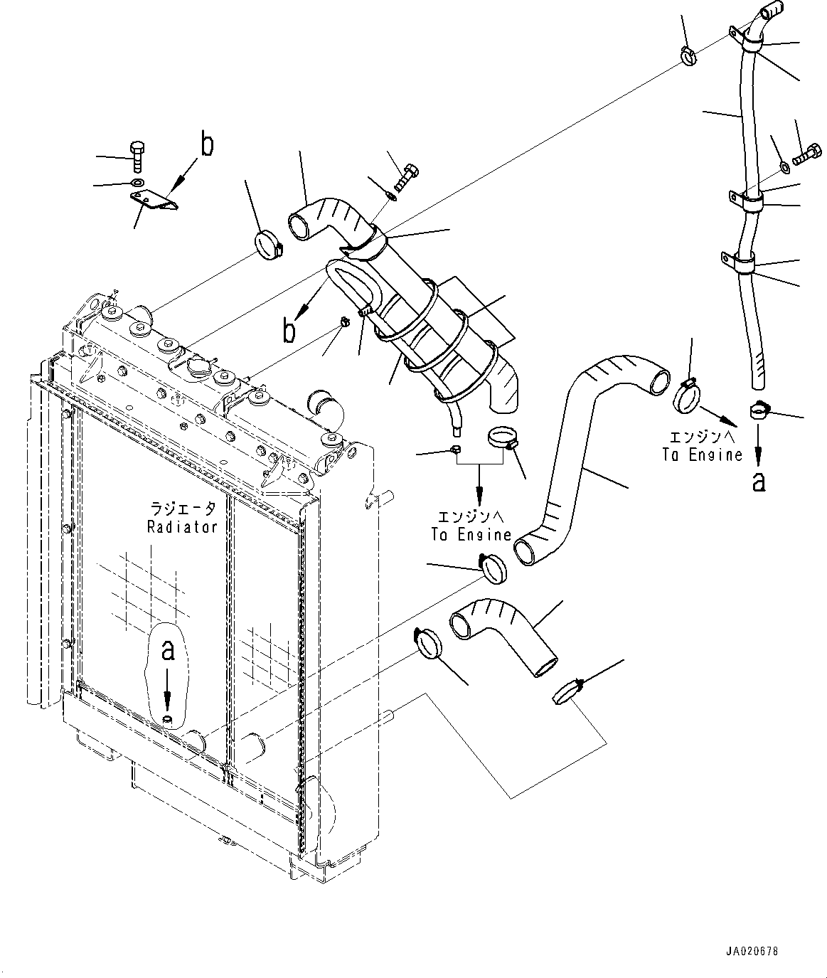 Komatsu parts book diagram for D65PX-16 S/N 80001-UP: ЧјЮґ ?А, ”ZЉЗ(#80001-)