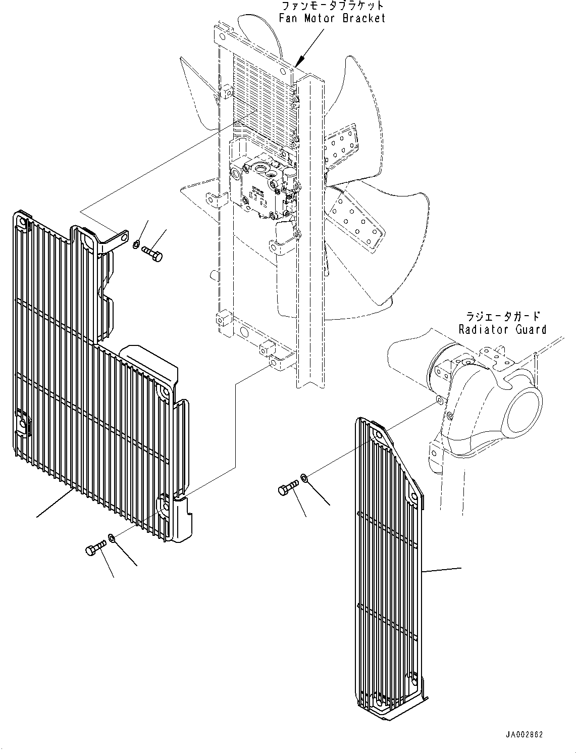 Komatsu parts book diagram for D65PX-16 S/N 80001-UP: ЧјЮґ ?А, М ?Э ИЇД(#80001-80811)