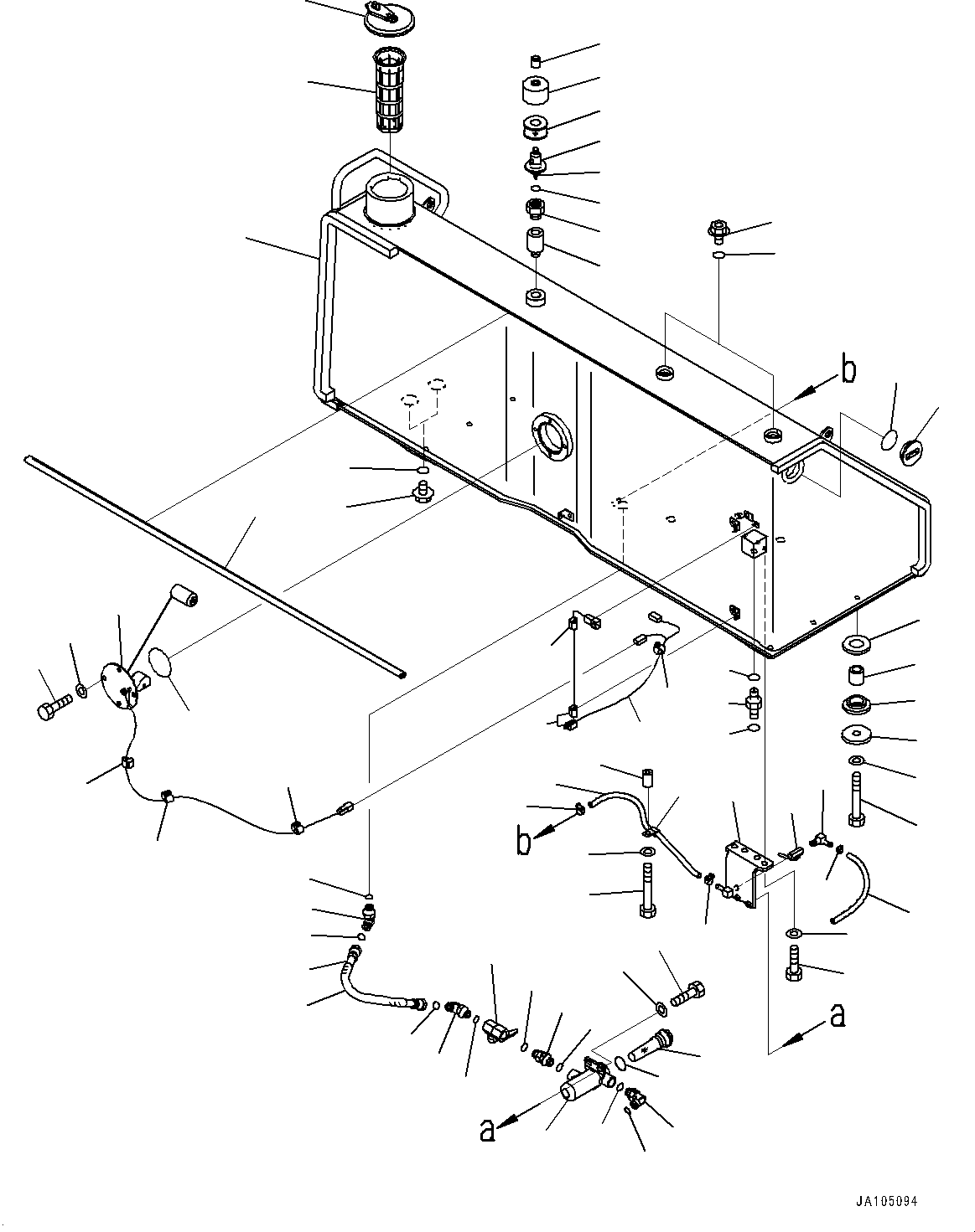 Komatsu parts book diagram for D65PX-16 S/N 80001-UP: ”R—їАЭё, (ЋY”PЋD—L —P)(#83109-)
