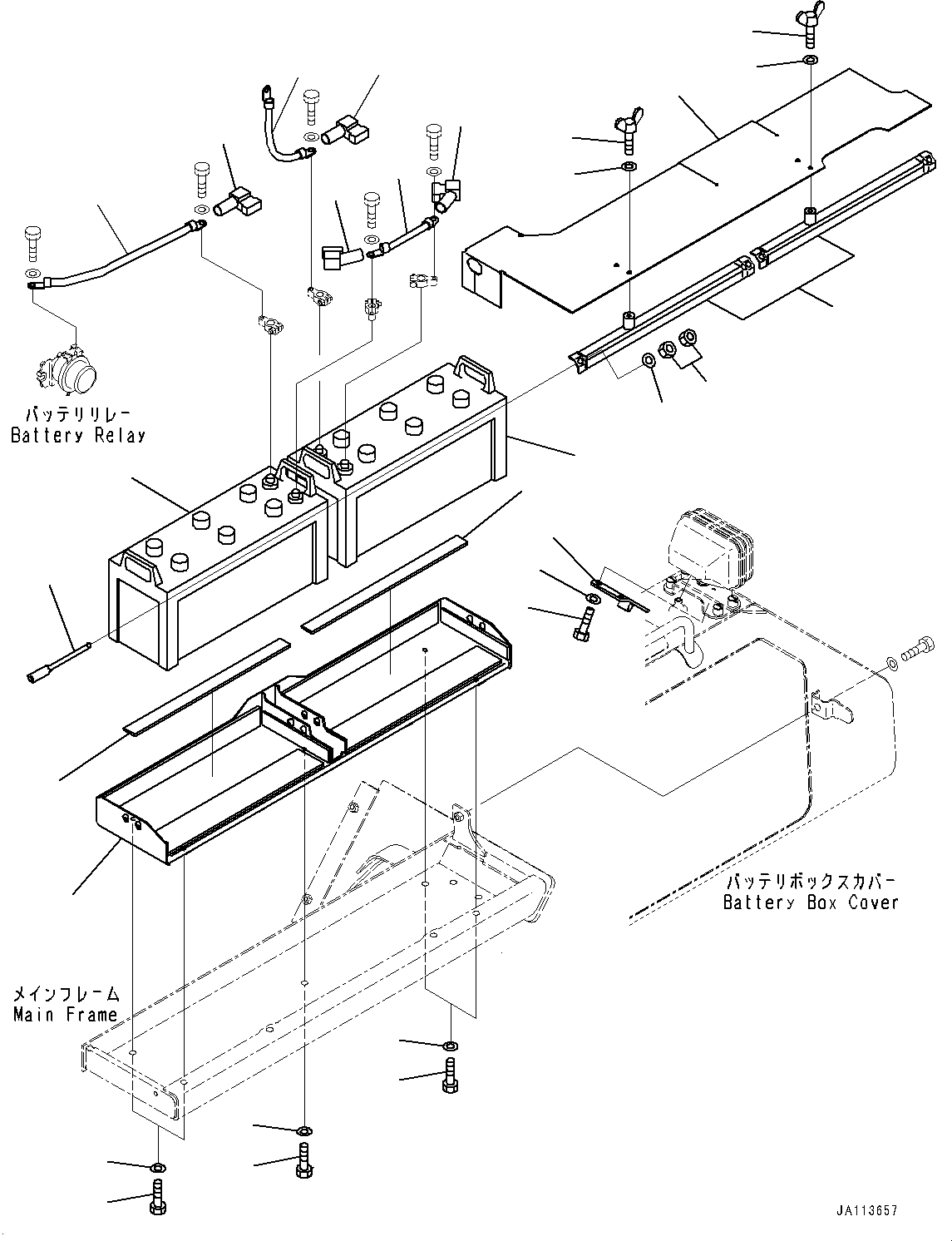 Komatsu parts book diagram for D65PX-16 S/N 80001-UP: КЮЇГШ, (‘е—E—К)(#84091-)